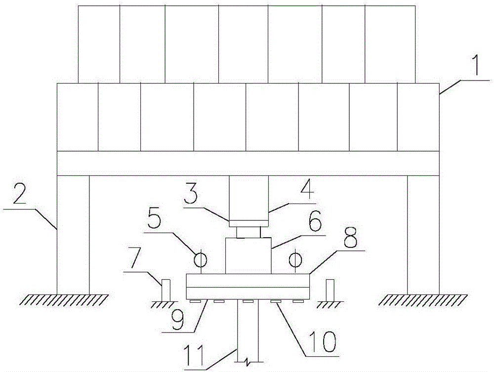 Method for pre-estimating post-construction settlement of composite road foundation by static load test