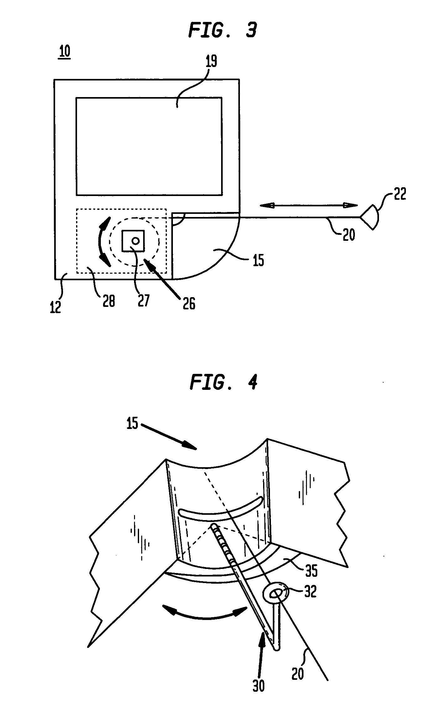 Retractable string interface for stationary and portable devices