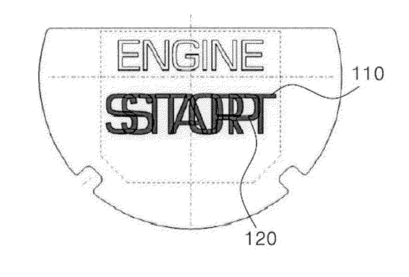 Multi-print film and multi-light switch for vehicle using the same