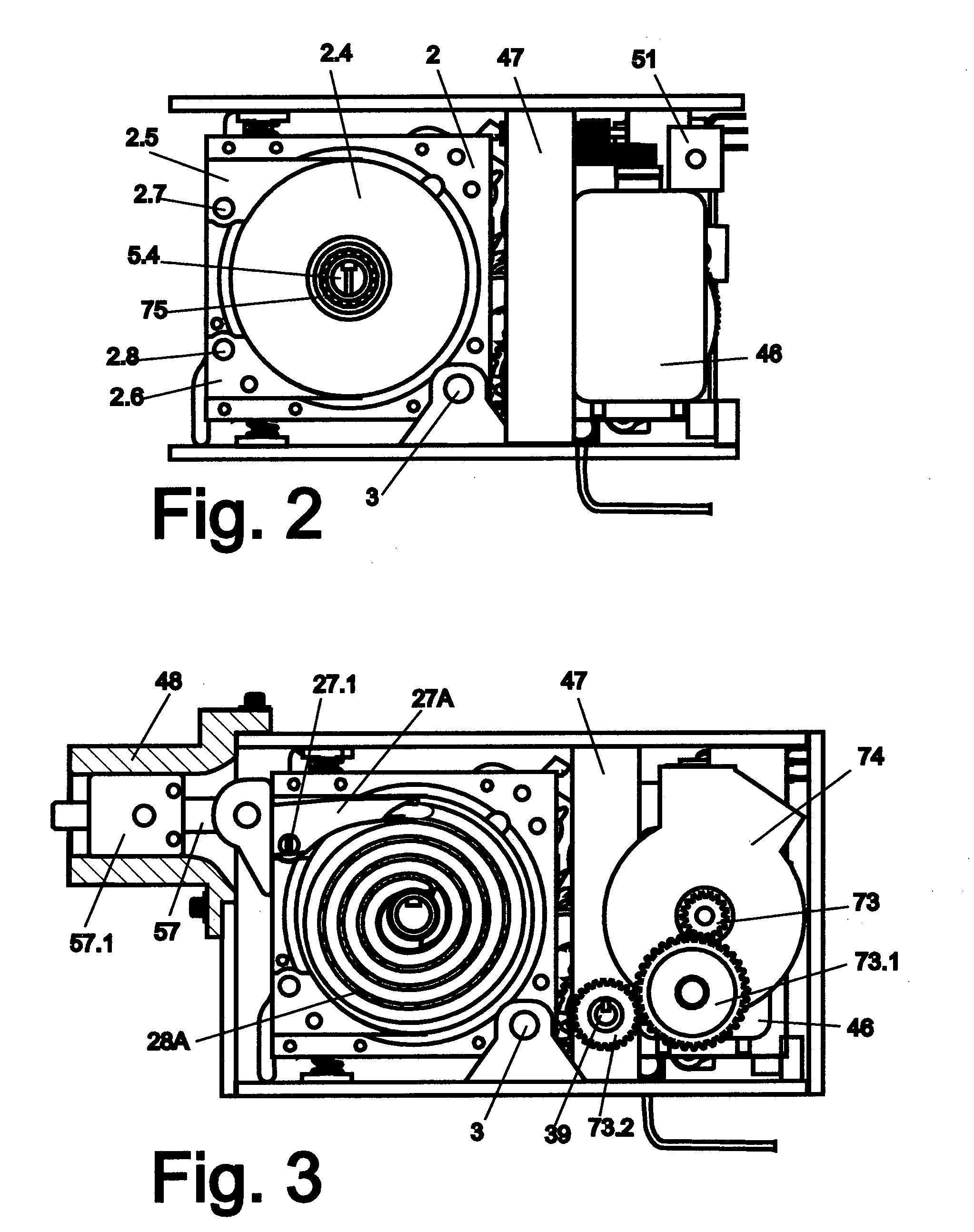 Multifunctional locking device and servomotor with actuator which can be up wound up around an interchangeable reel