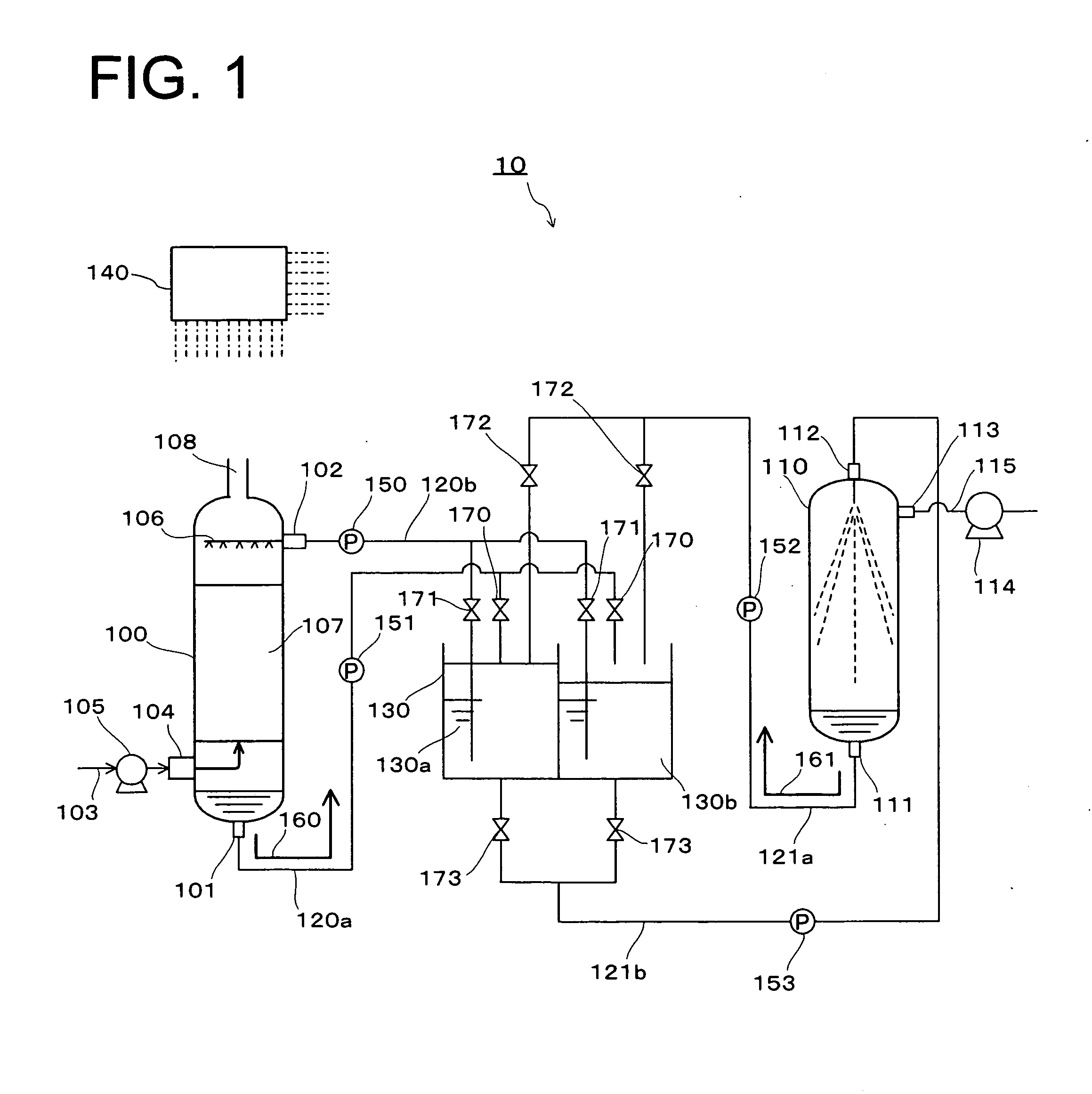 System and method for recovering carbon dioxide in exhaust gas