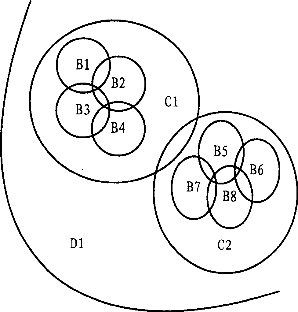 Hierarchical cell reselection method in the mobile communication network