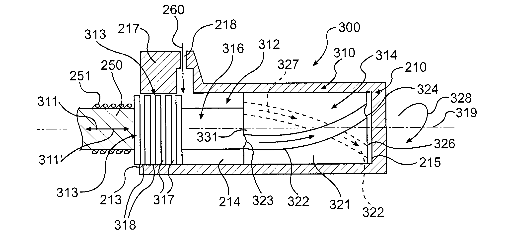 Gas system for firearms