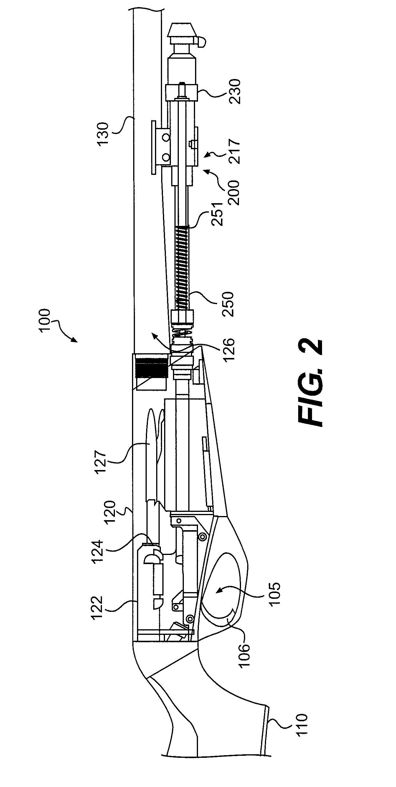 Gas system for firearms