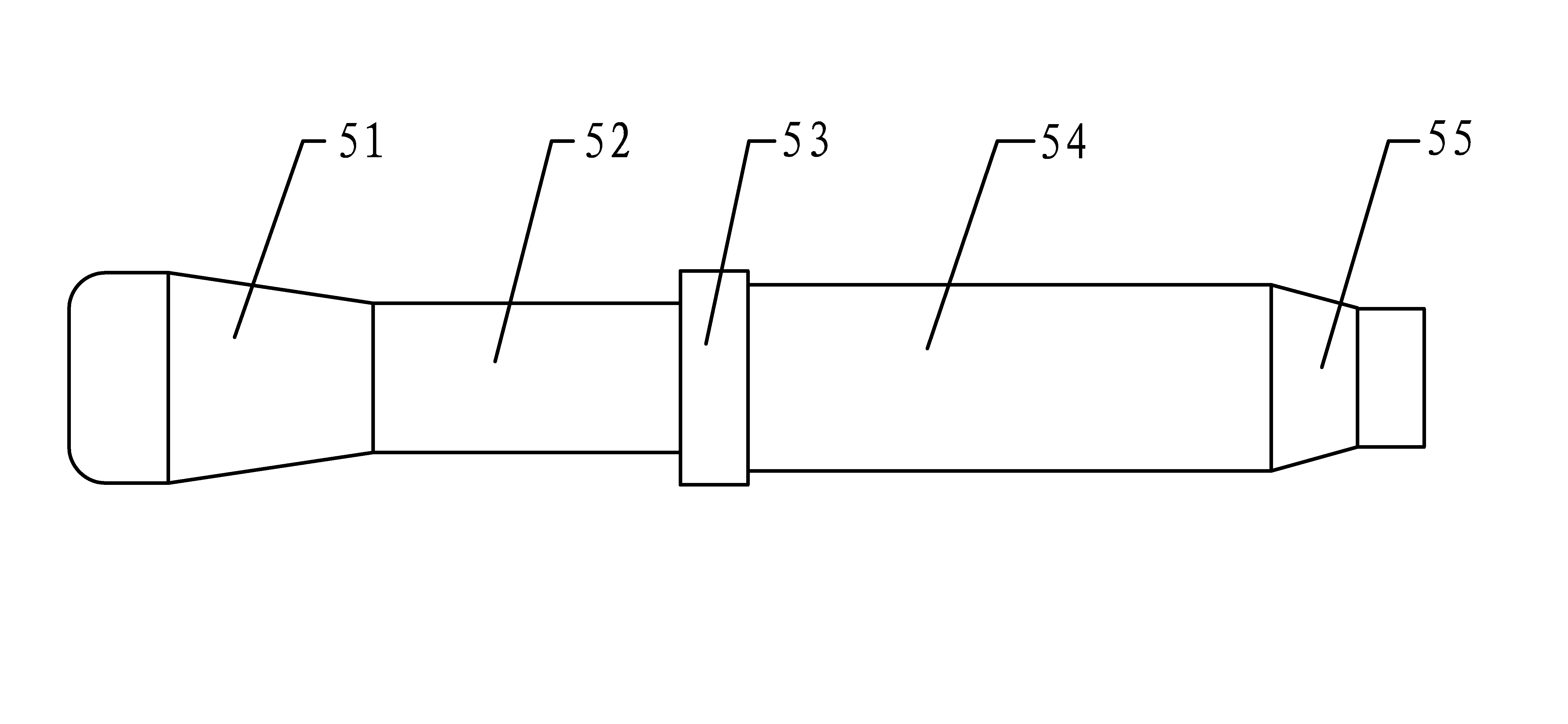 Cutting-free forming die of expansion anchor bolt