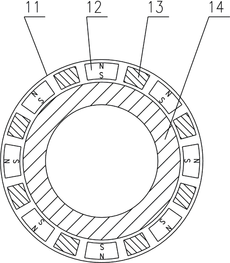 Non-contact magnetic spinning apparatus