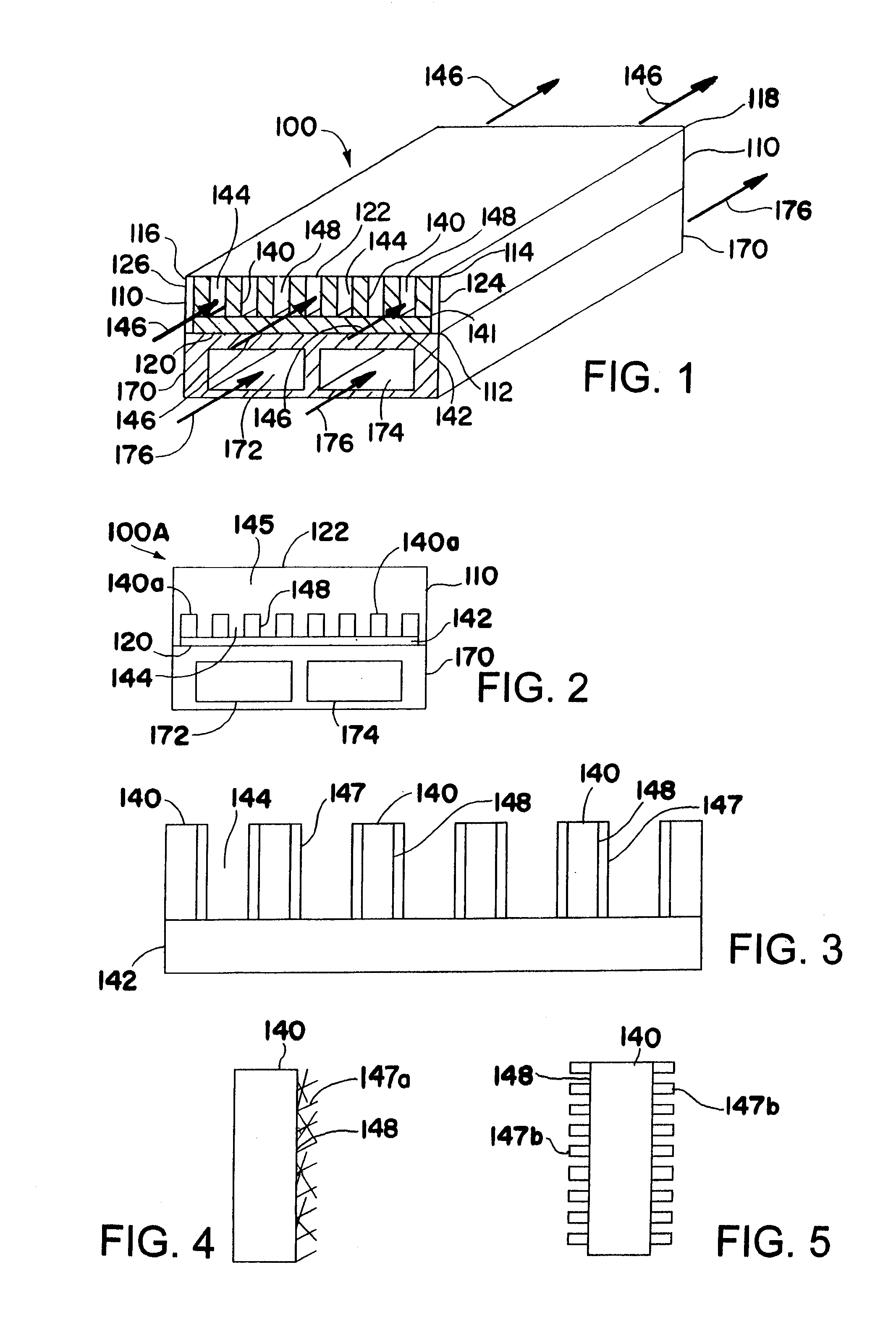 Microchannel with internal fin support for catalyst or sorption medium