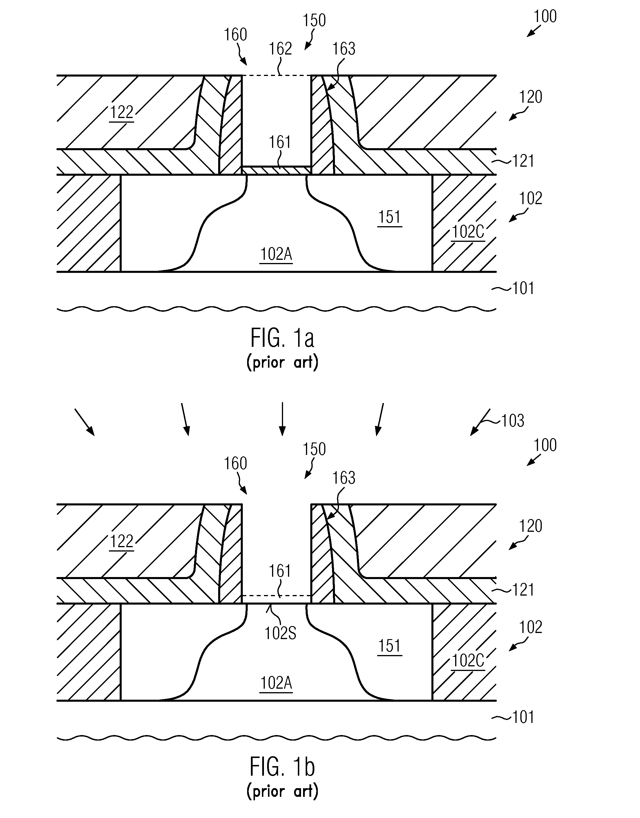 Reducing equivalent thickness of high-k dielectrics in field effect transistors by performing a low temperature anneal