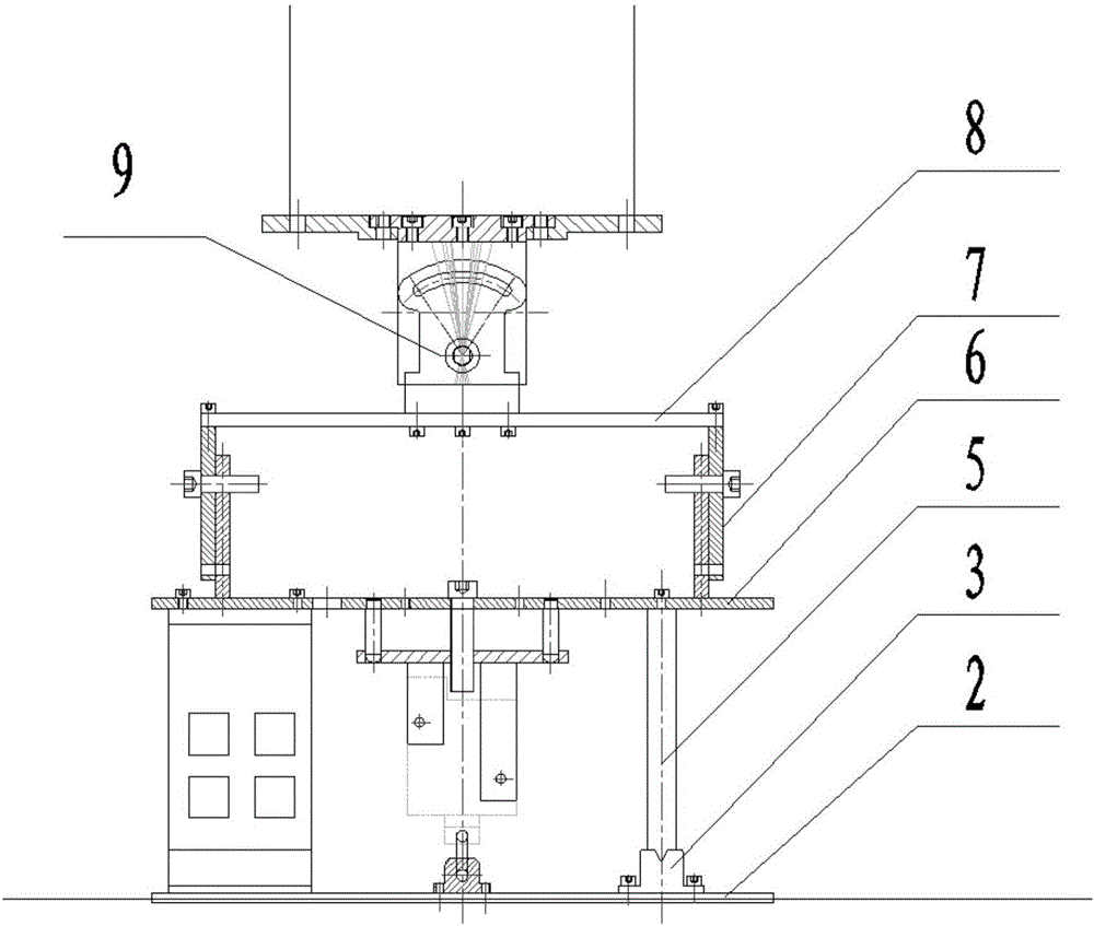 Rotor type aircraft water landing model test method