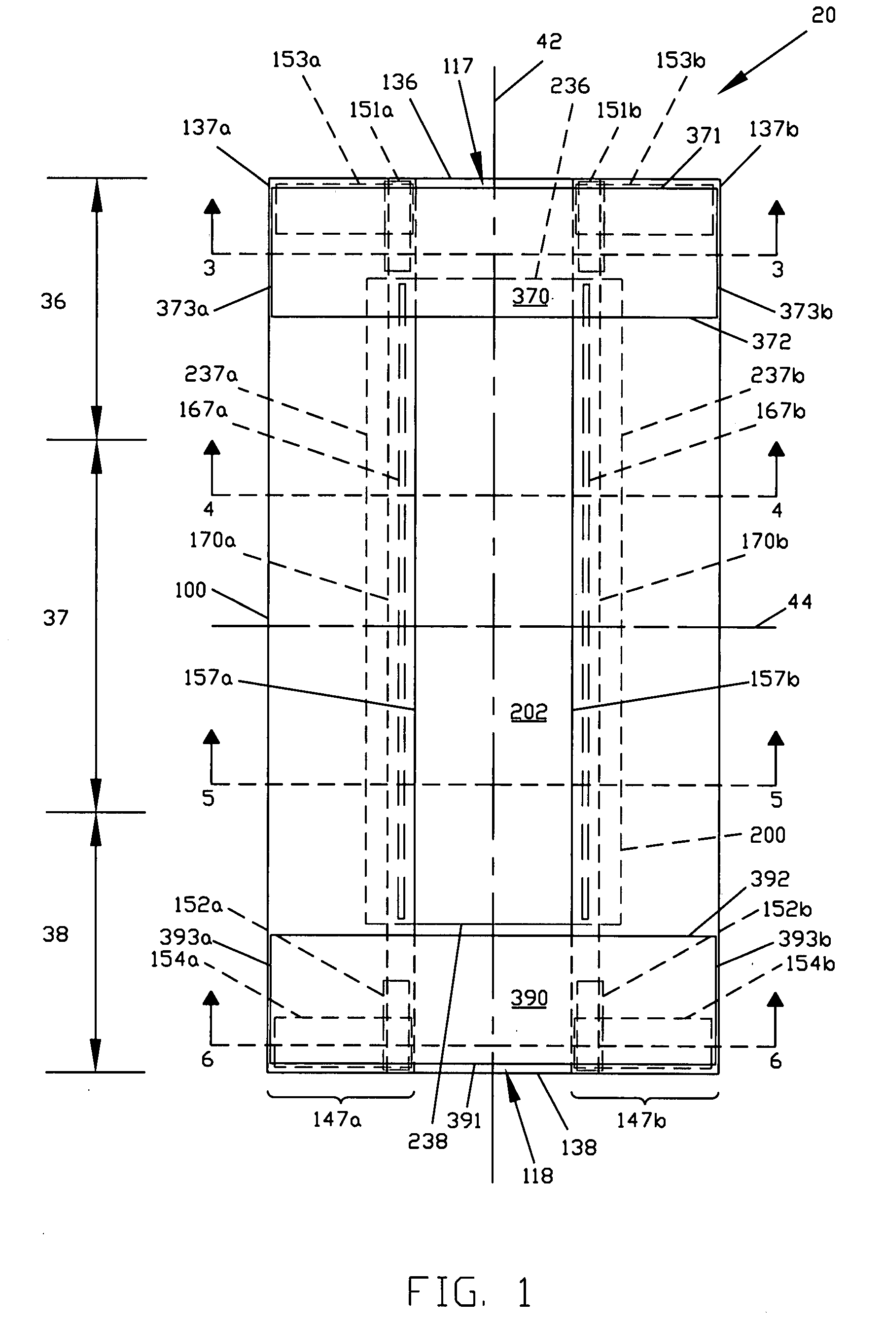 Diaper having abdominal stretch panels