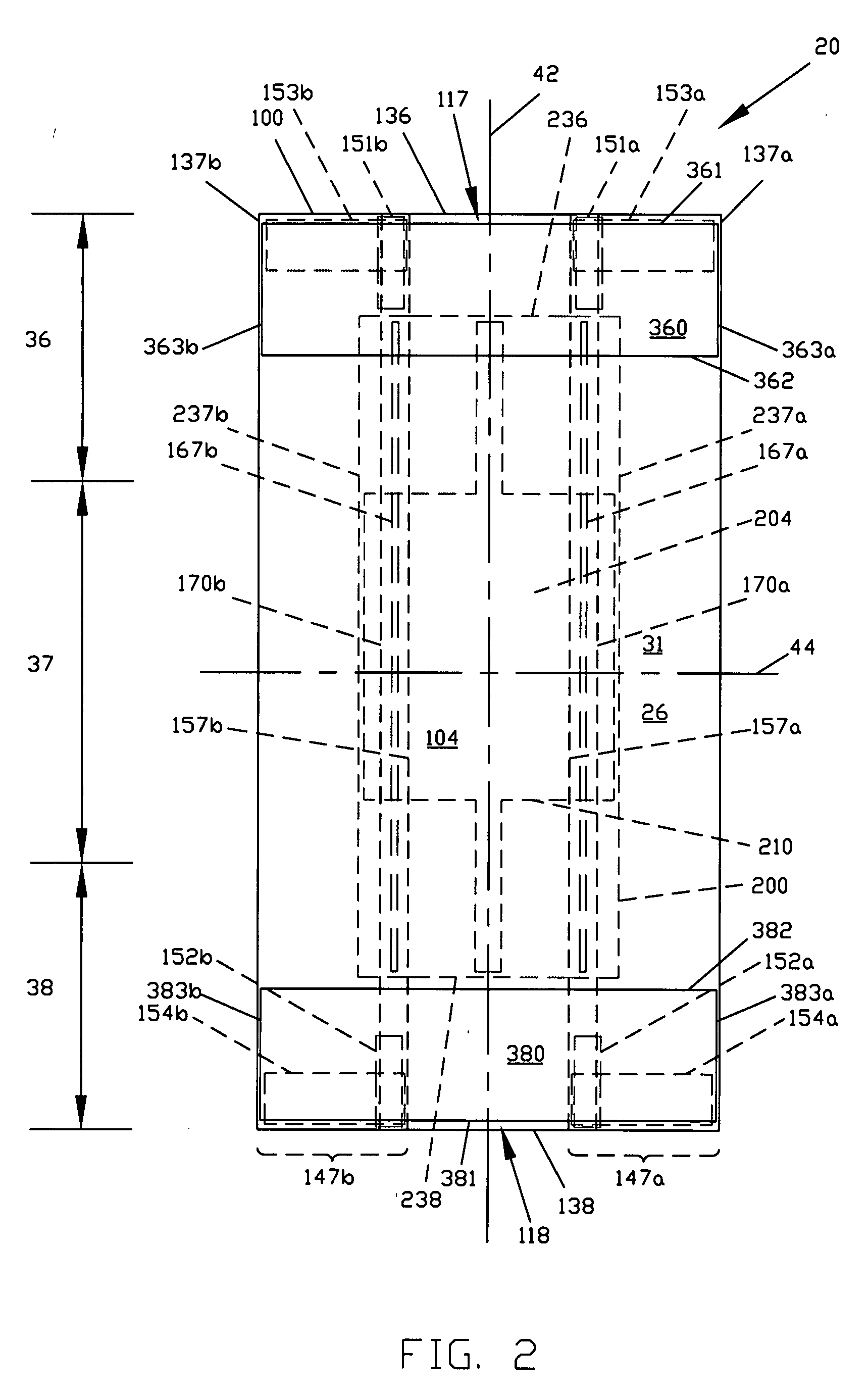 Diaper having abdominal stretch panels