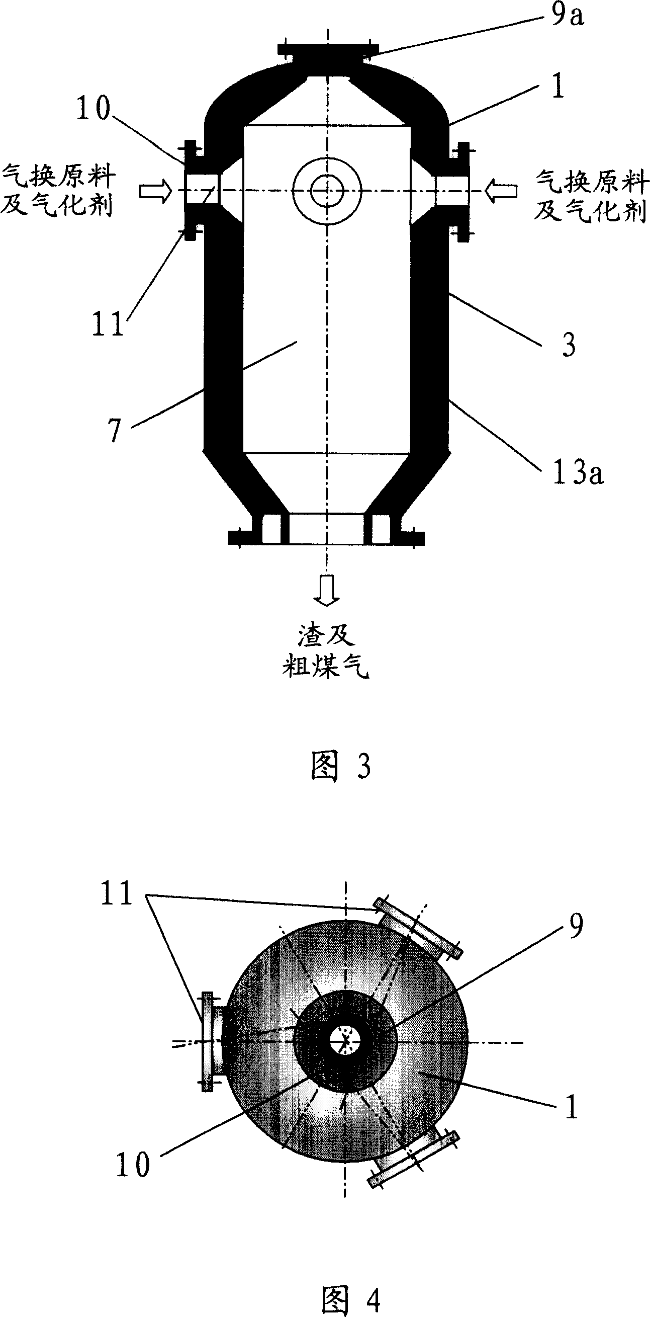 Gasification stove with multi nozzle, and gasification method