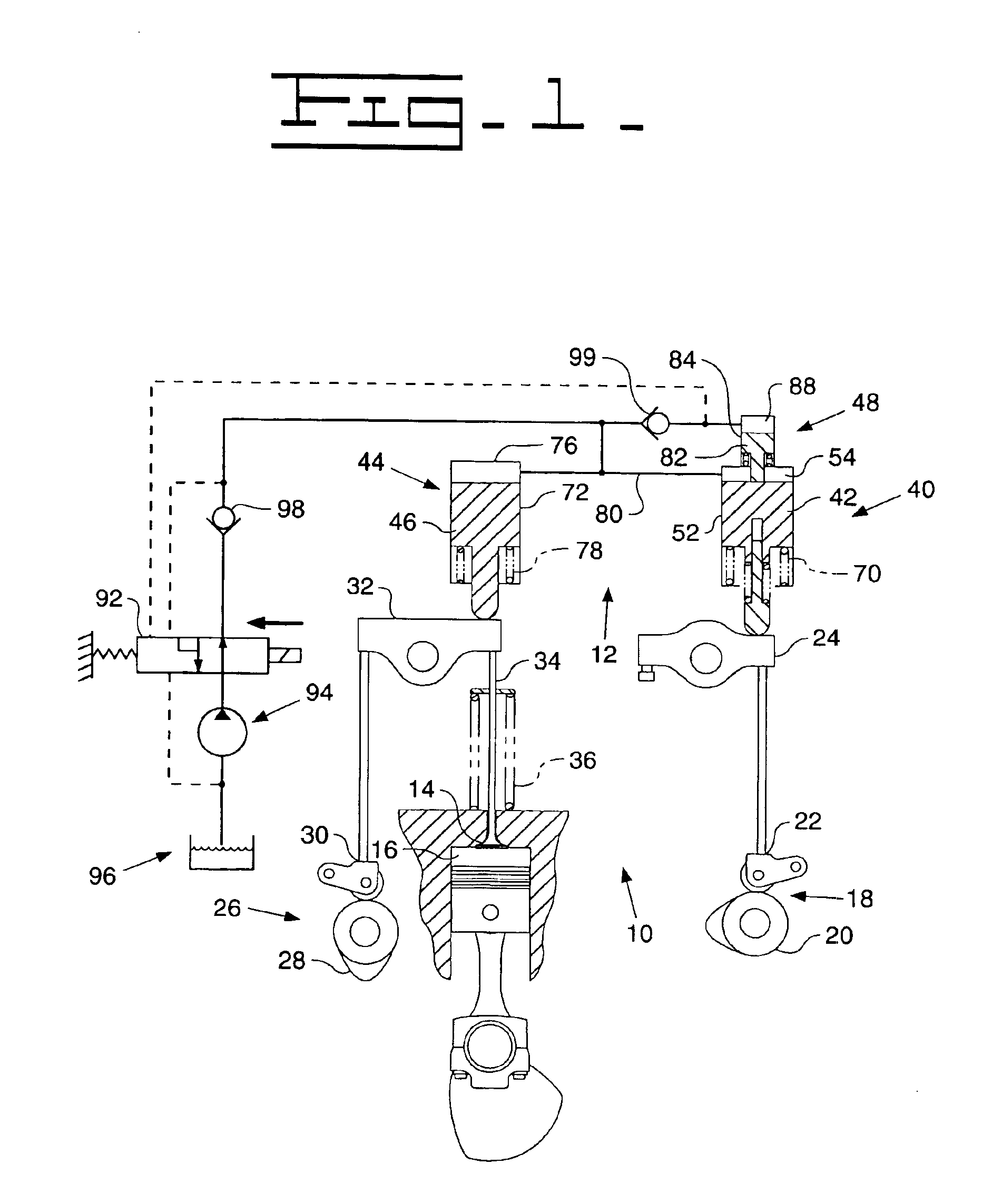 Compression release brake system