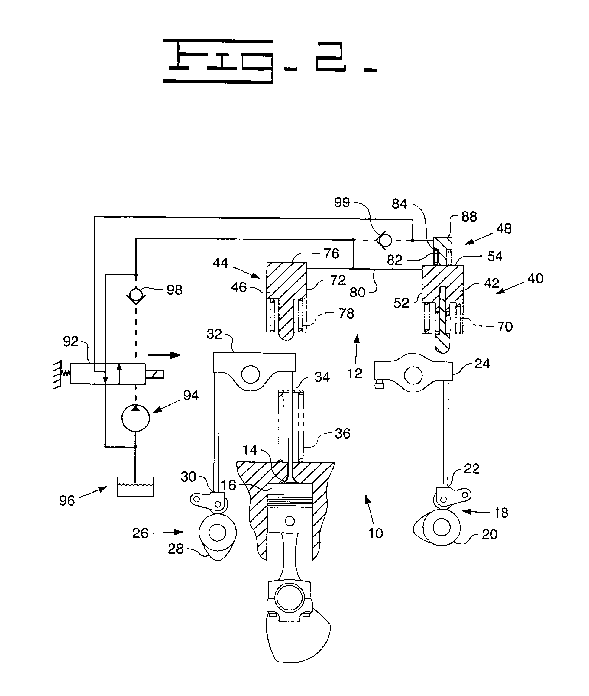 Compression release brake system