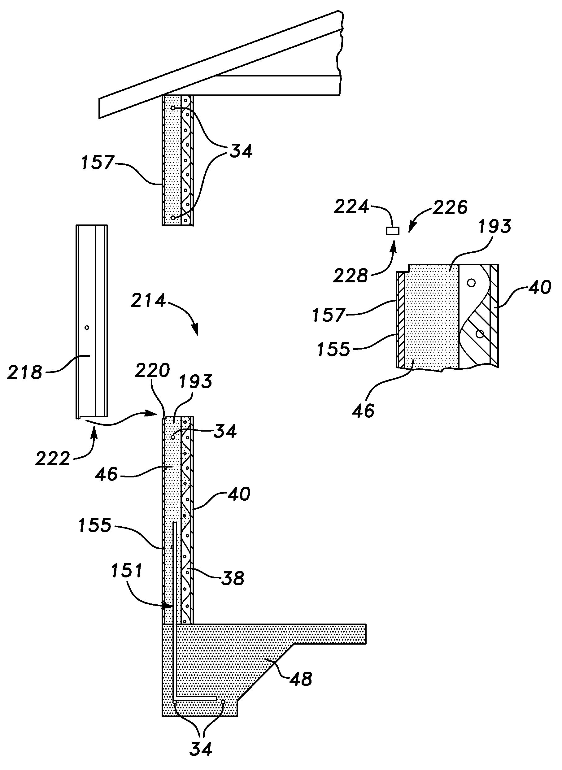 Insulated wall assembly