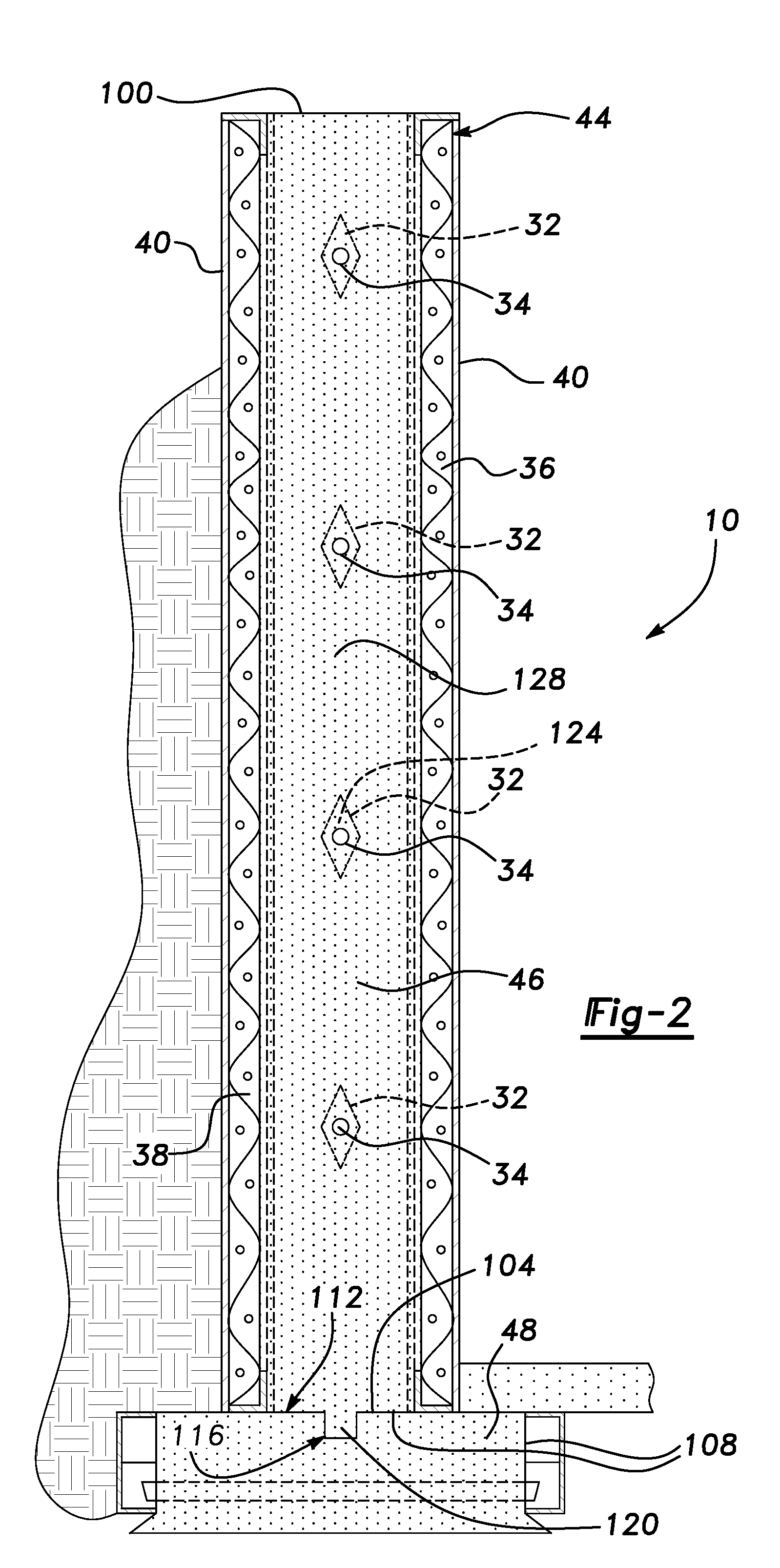 Insulated wall assembly