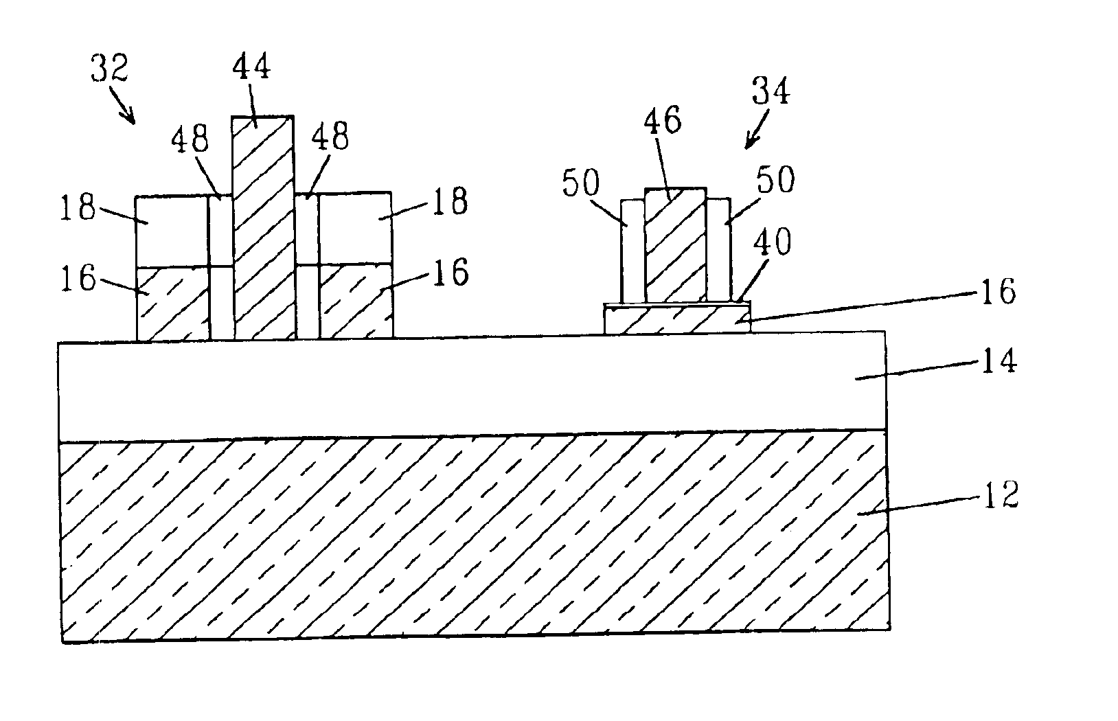 Hybrid planar and finFET CMOS devices