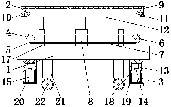 Conveying device with good flatness for straw plates