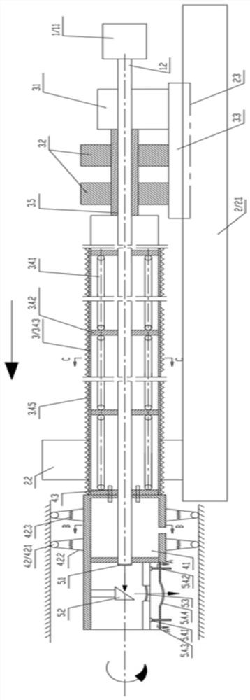 Radiation-resistant pipeline laser cleaning device and using method