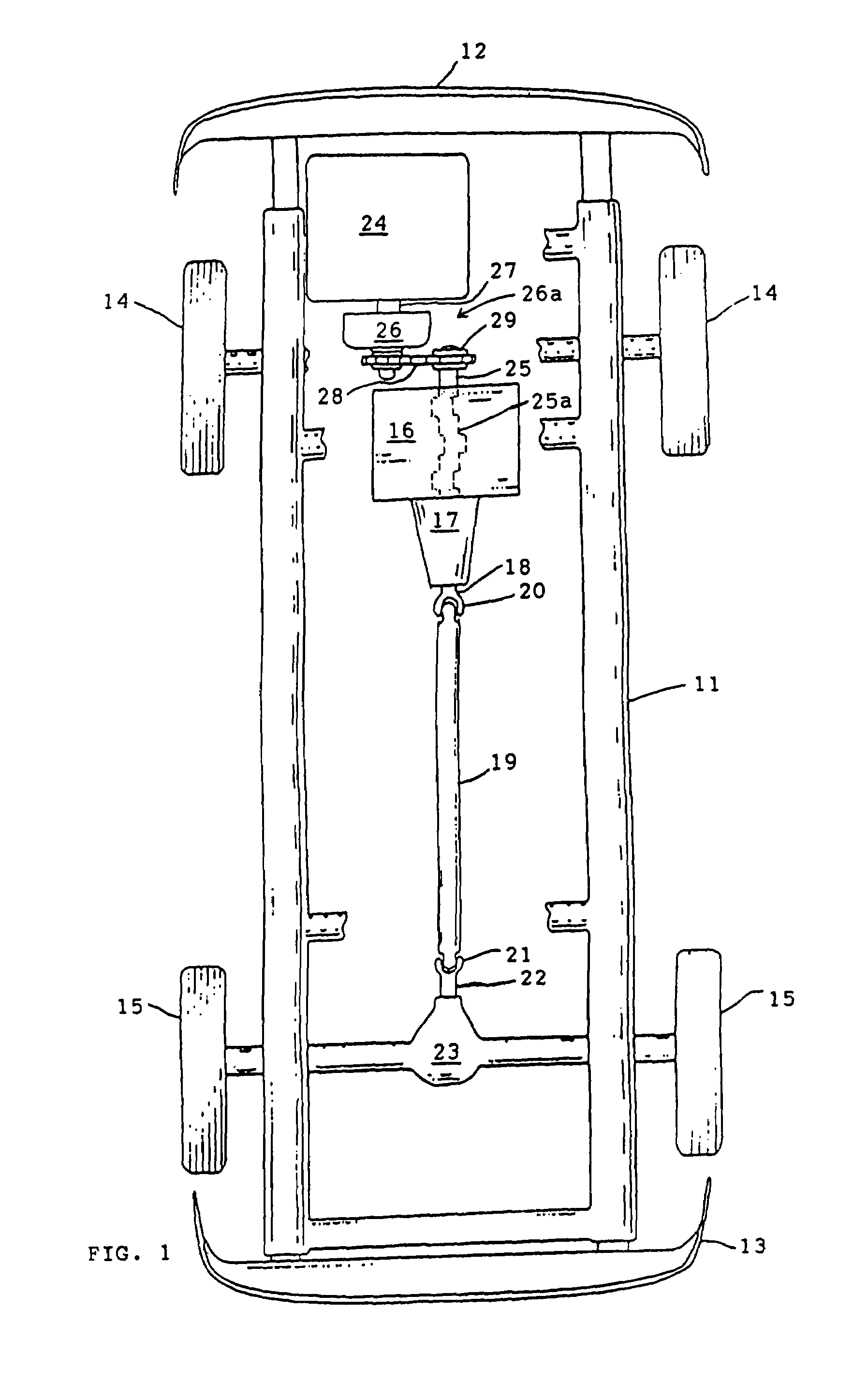 Vehicle with primary cruiser engine and auxiliary accelerator engine