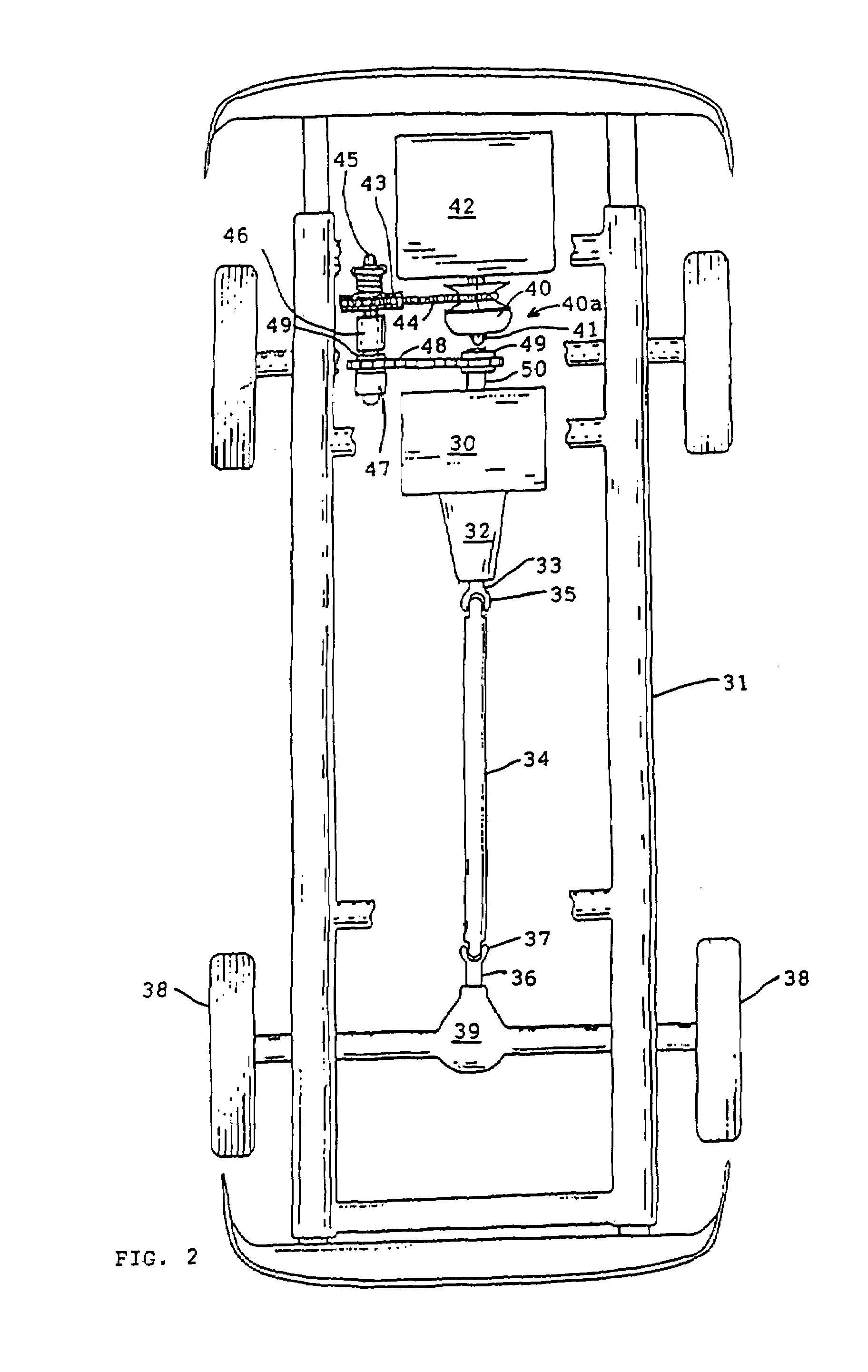 Vehicle with primary cruiser engine and auxiliary accelerator engine