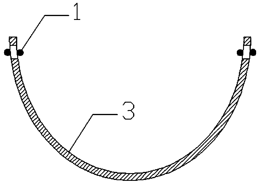 Concrete pouring method adopting flexible shuttle chute