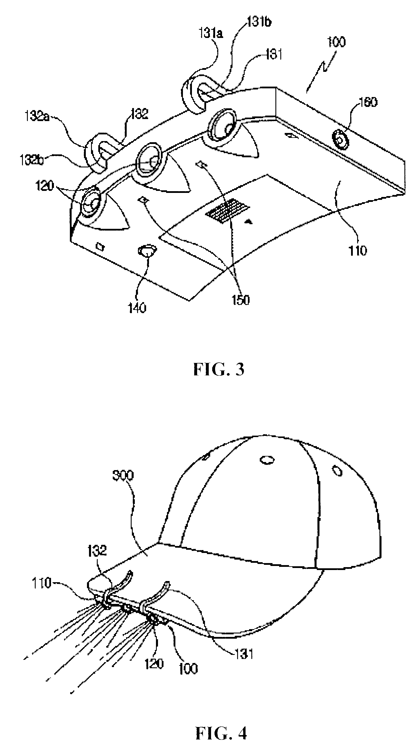 Clip type light detachably coupled with cap