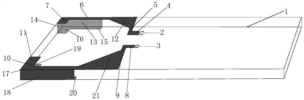 Miniaturized mobile terminal antenna supporting dual-mode coexistence