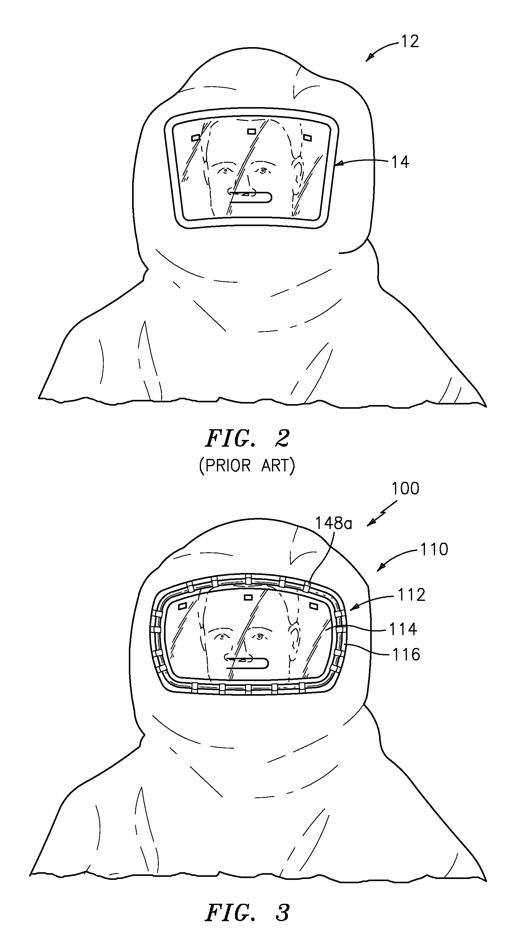 Launderable tritium hood