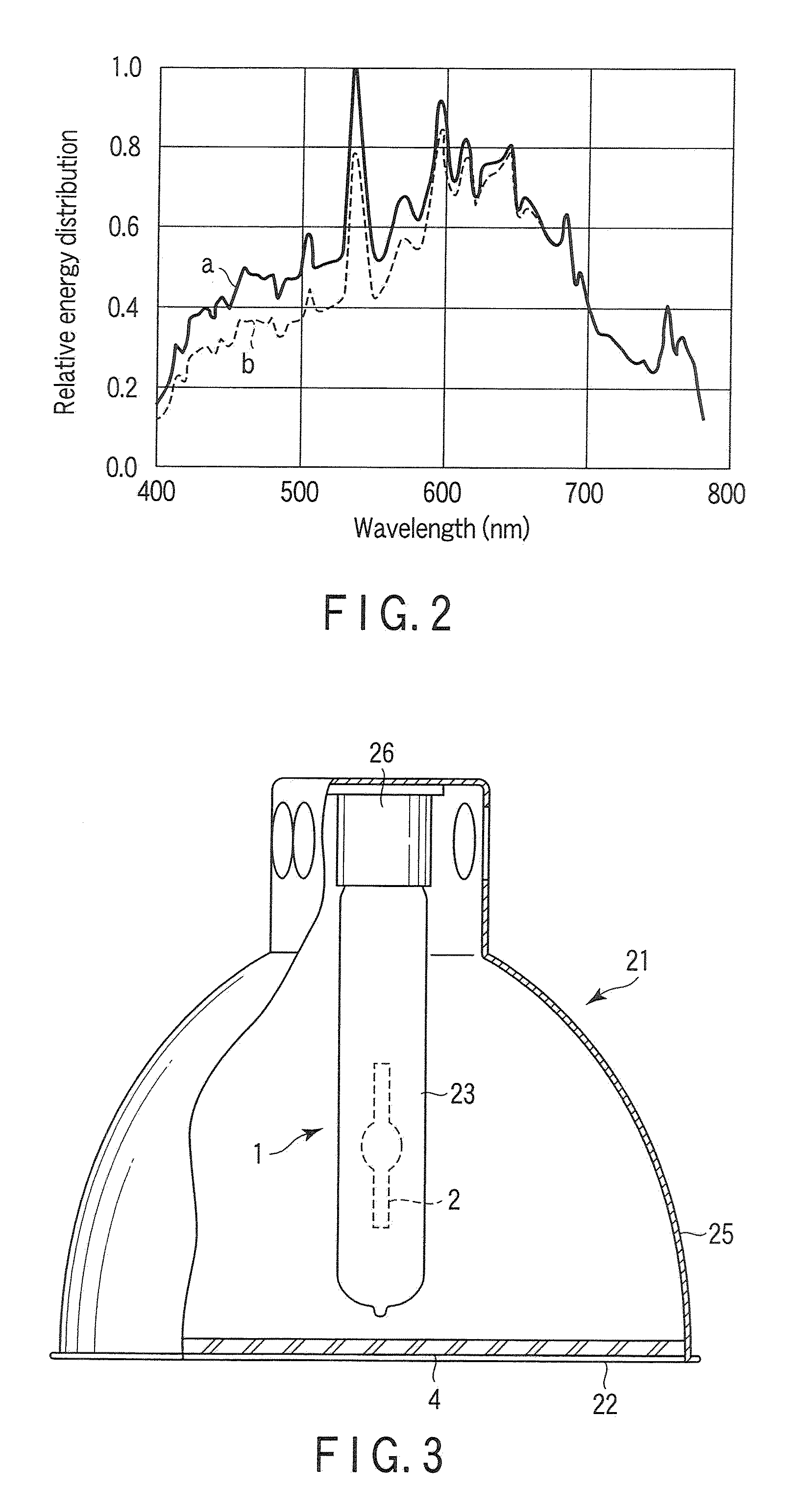 High-pressure discharge lamp and lighting equipment