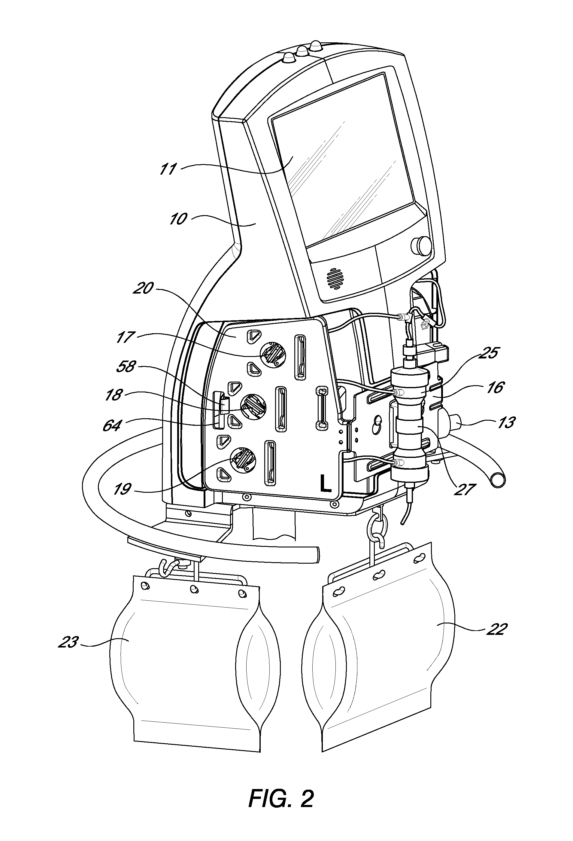 Modular hemofiltration apparatus and method for carrying out neonatal and pediatric crrt