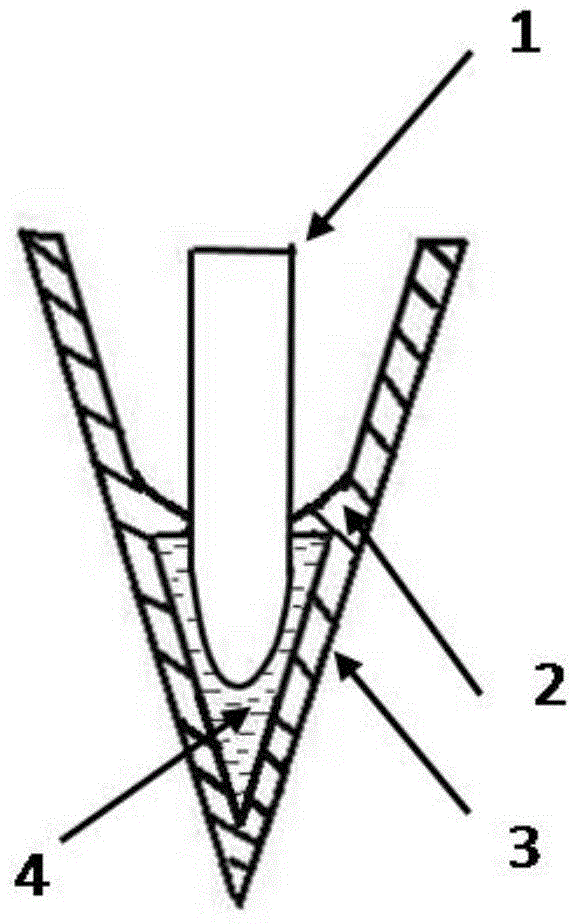 Material filling technology for prolonging crisp keeping period of crisp cone