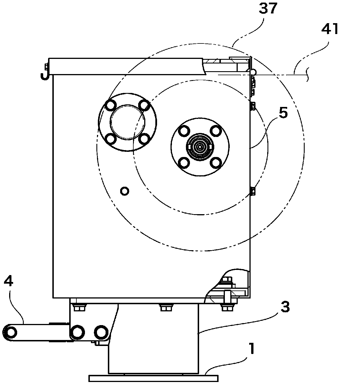 Pole-and-line fishing device