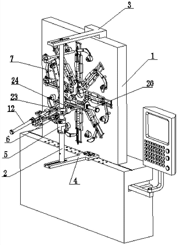 Processing method of precision components of CNC spring machine and automatic riveting of spring iron sheets