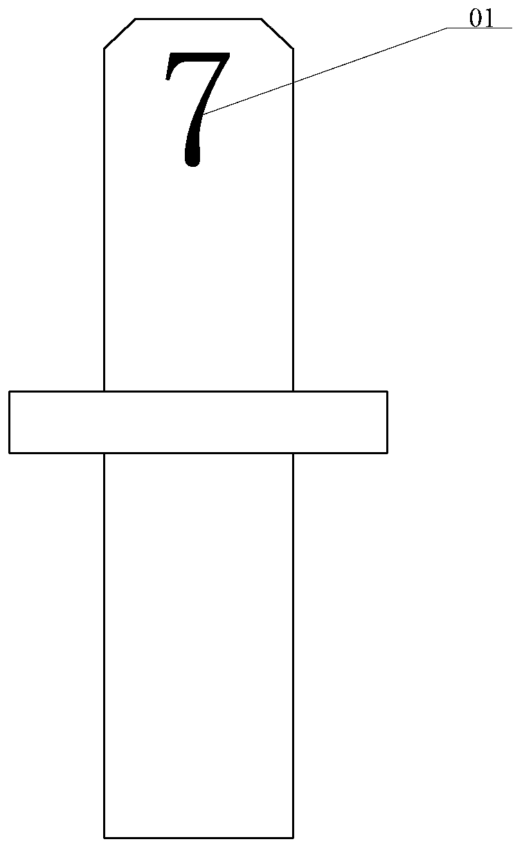 Highway, hectometer stake and construction methods for hectometer stake