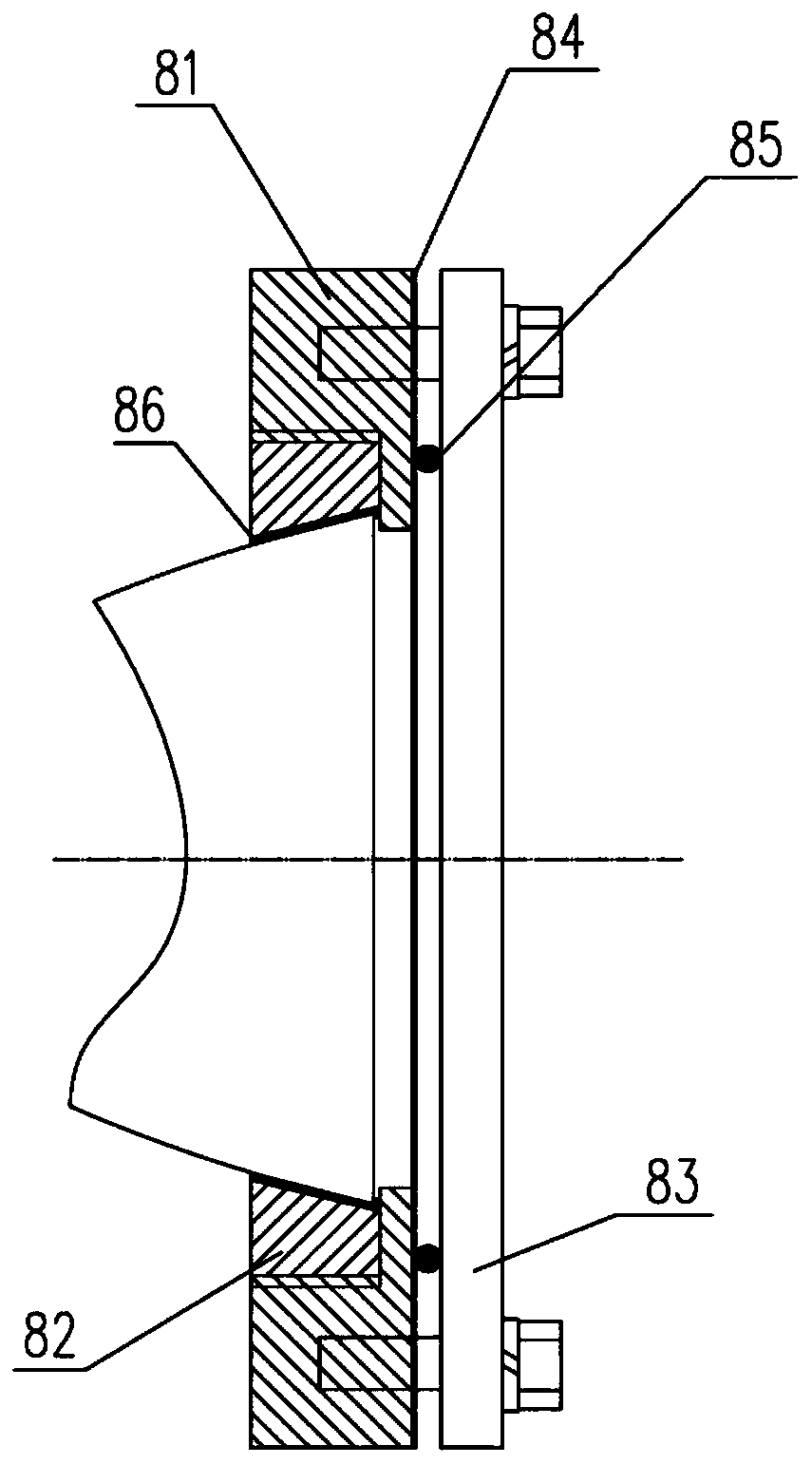 High-altitude low-temperature environment simulation device before ignition test of attitude control engine