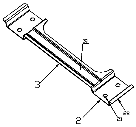 Power battery installing structure for novel electric vehicle