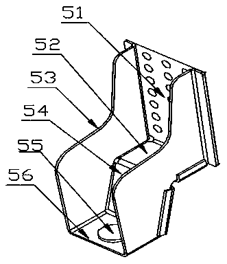 Power battery installing structure for novel electric vehicle