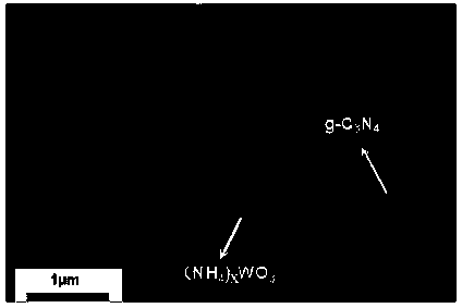 Synthesis and application of graphite phase carbon nitride-ammonium tungsten bronze composite photocatalyst