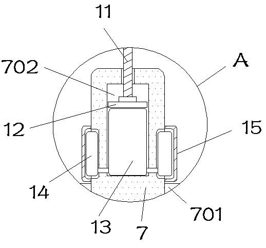 Gear machining cutting device with dust suction function and cutting method