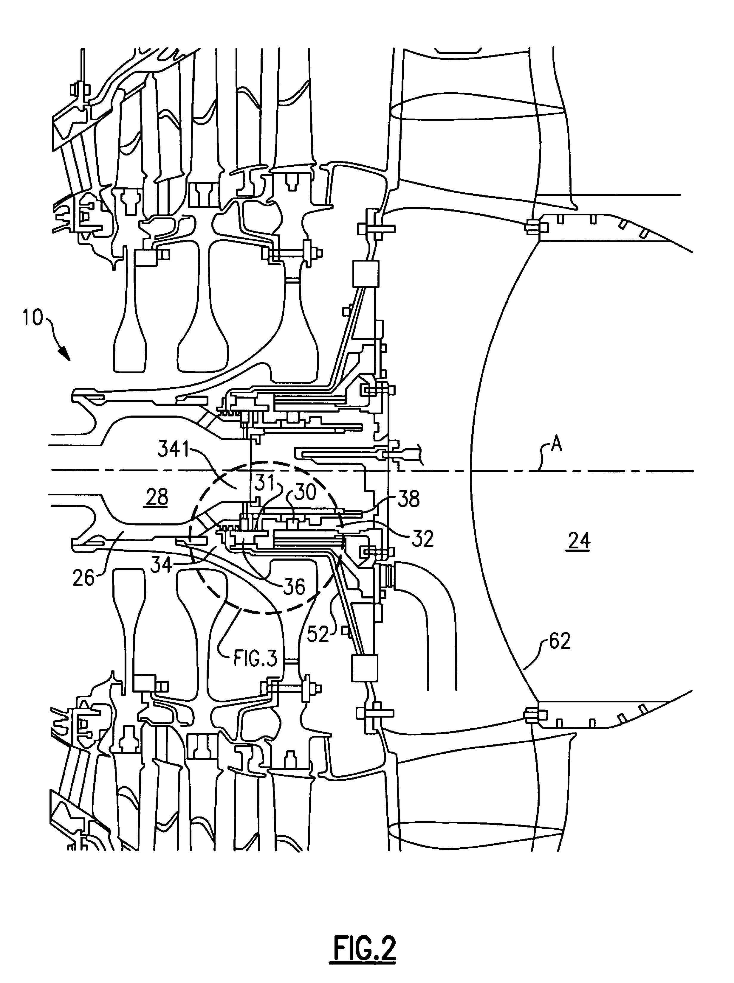 Radially energized oil capture device for a geared turbofan