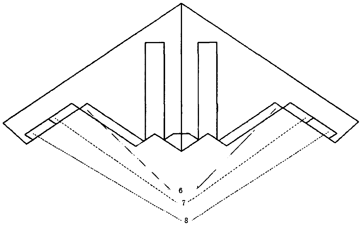 Flying wing unmanned aerial vehicle ground station interaction device and method based on human body posture recognition