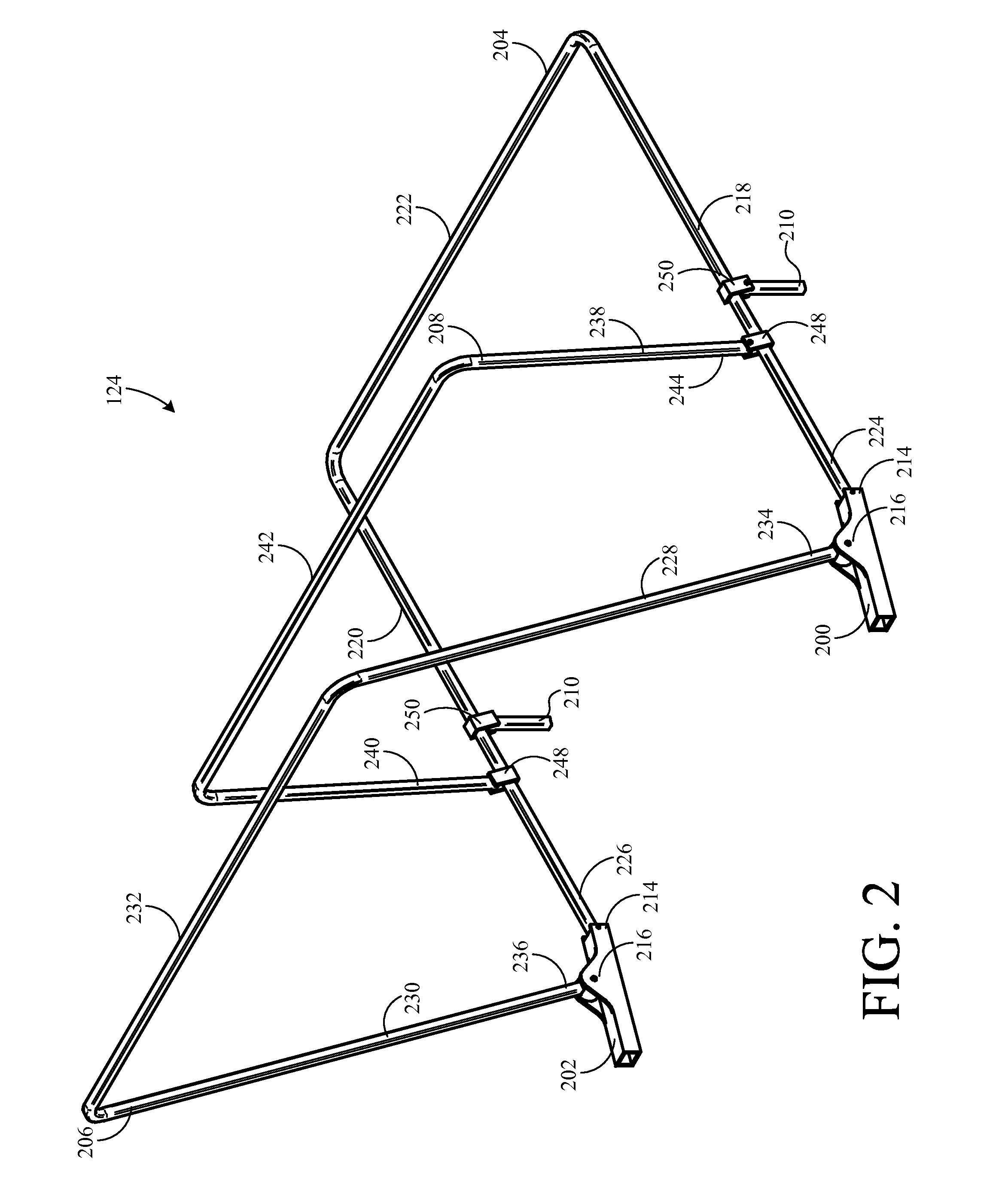 Automatic bimini top