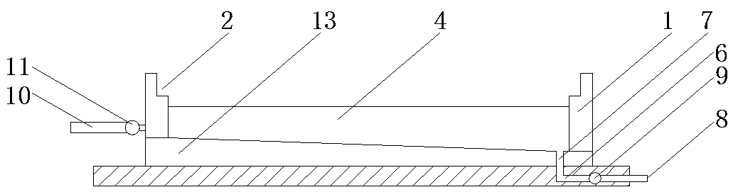 Base plate device used for printing circuit board plug holes