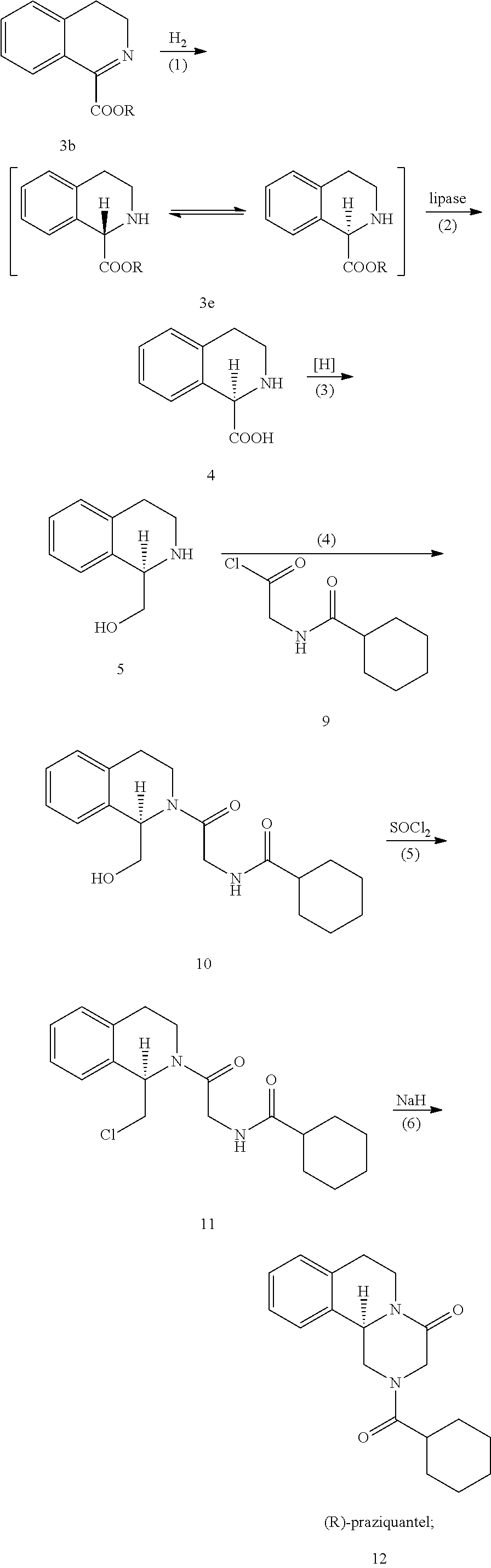 Method for preparing (r)-praziquantel