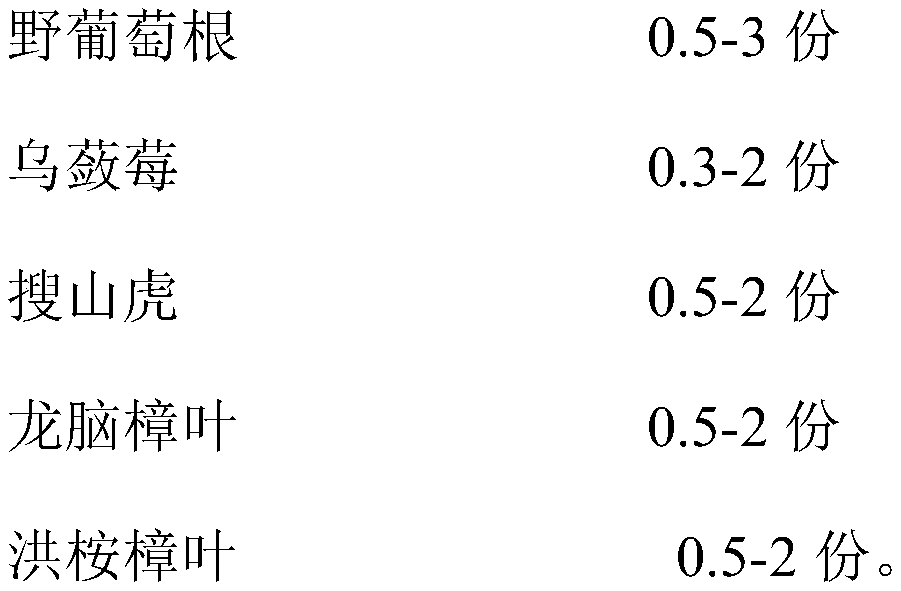 Anti-rheumatism composition, anti-rheumatism spray liquid and preparation method and application thereof