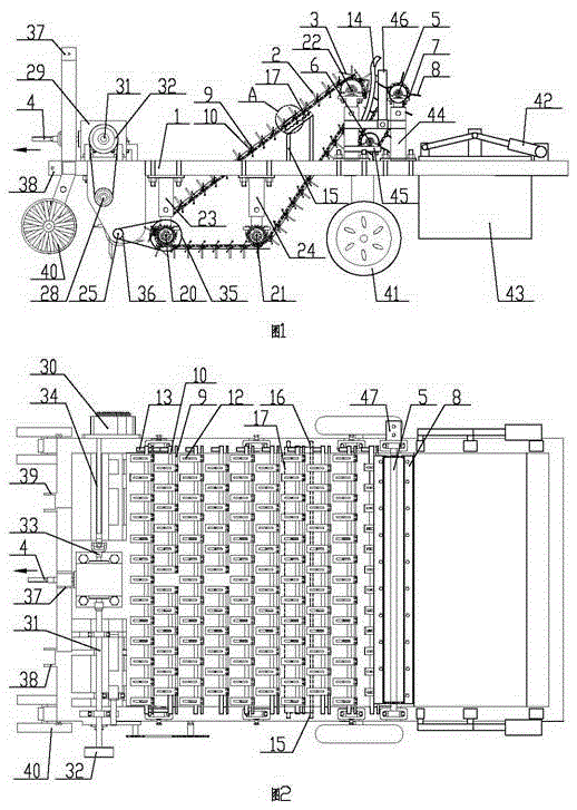 Film release plate type agricultural film recovery machine