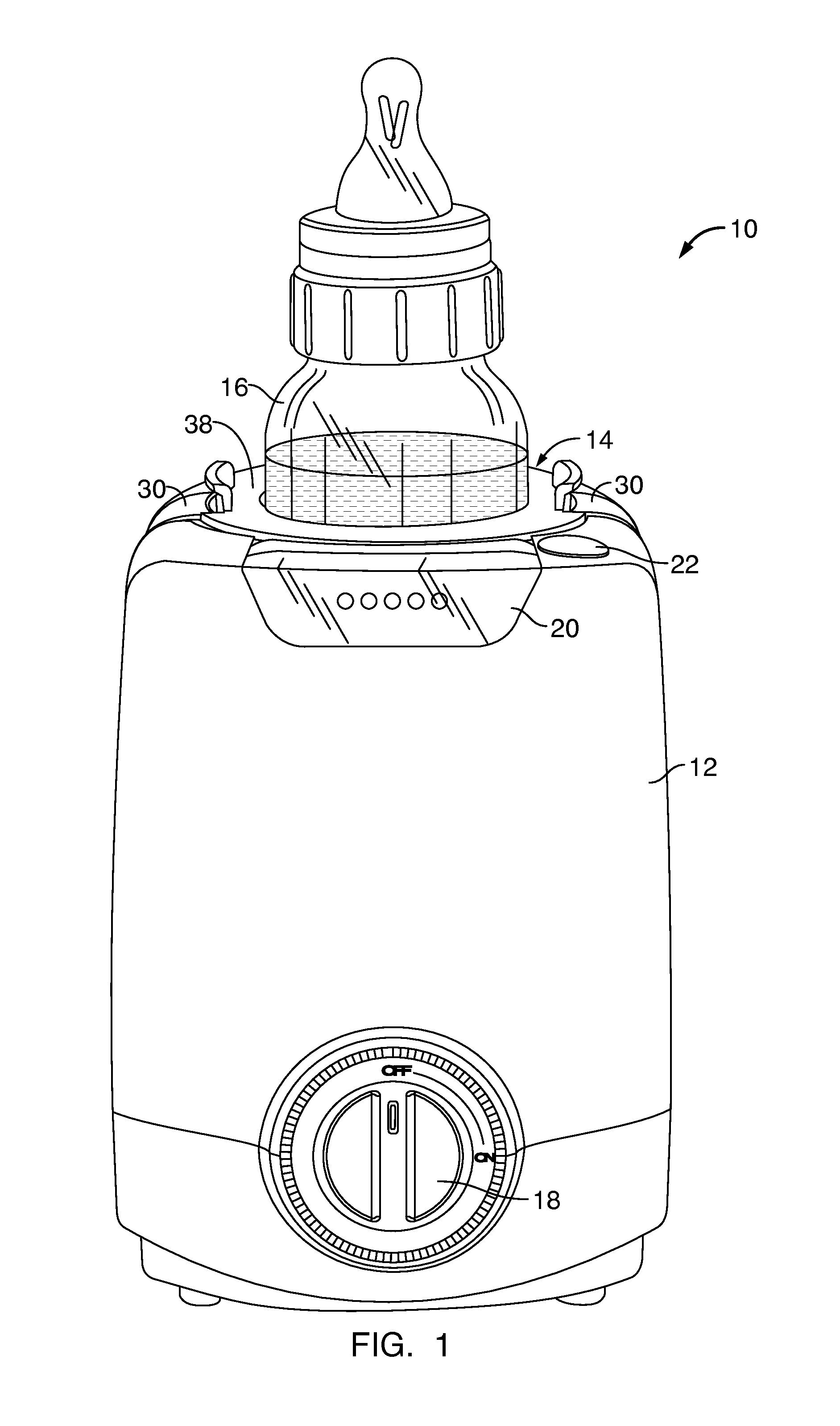 Bottle warming device