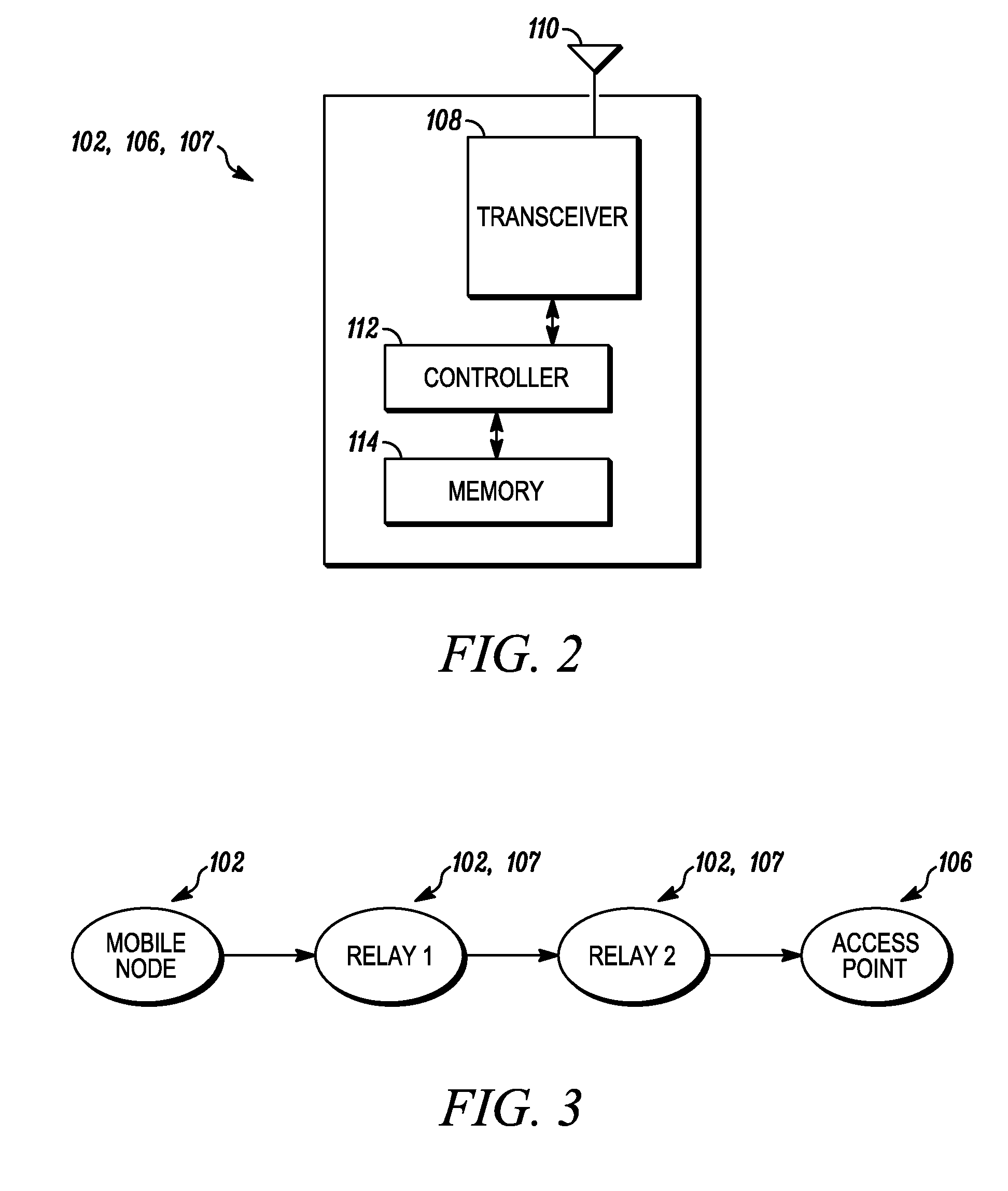 System and method for enabling an access point in an ad-hoc wireless network with fixed wireless routers and wide area network (WAN) access points to identify the location of subscriber device