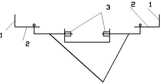 Fixing apparatus arranged on crossbeam of workshop crown block